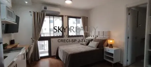 Apartamento com 1 Quarto para venda ou aluguel, 23m² no Santo Amaro, São Paulo