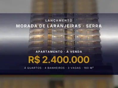 Apartamento com 4 Quartos à venda, 160m² no Morada de Laranjeiras, Serra