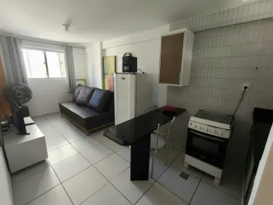 Apartamento com 1 Quarto para alugar, 38m² no Manaíra, João Pessoa