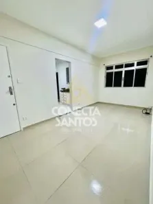 Apartamento com 2 Quartos para alugar, 90m² no Embaré, Santos