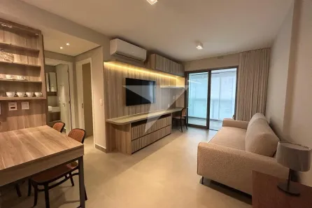 Apartamento com 1 Quarto para alugar, 46m² no Indianópolis, São Paulo