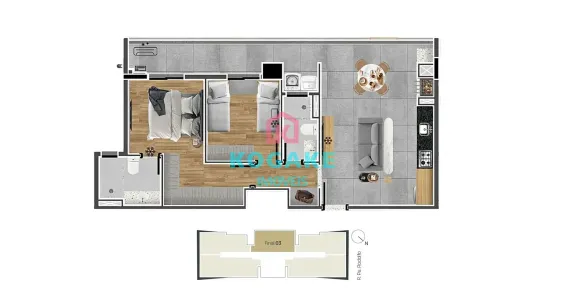 Apartamento com 2 Quartos à venda, 73m² no Vila Ema, São José dos Campos