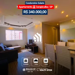 Apartamento com 3 Quartos à venda, 66m² no Vila da Oportunidade, Carapicuíba