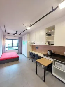 Apartamento com 1 Quarto para alugar, 28m² no Mirandópolis, São Paulo