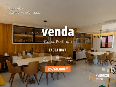 Apartamento com 3 Quartos à venda, 98m² no Lagoa Nova, Natal