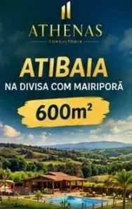 Lote/Terreno à venda, 600m² no Jardim Brasil, Atibaia