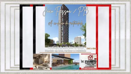 Apartamento com 1 Quarto à venda, 27m² no Brisamar, João Pessoa