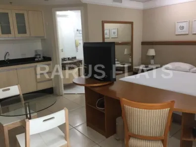 Flat com 1 Quarto para alugar, 35m² no Vila Olímpia, São Paulo