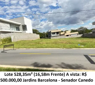 Lote/Terreno à venda, 528m² no Jardins Barcelona, Senador Canedo