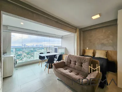 Apartamento com 1 Quarto para alugar, 33m² no Brooklin Paulista, São Paulo
