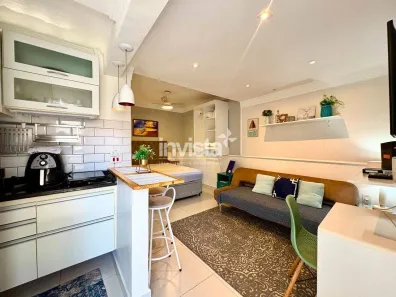Apartamento com 1 Quarto à venda, 32m² no Ponta da Praia, Santos