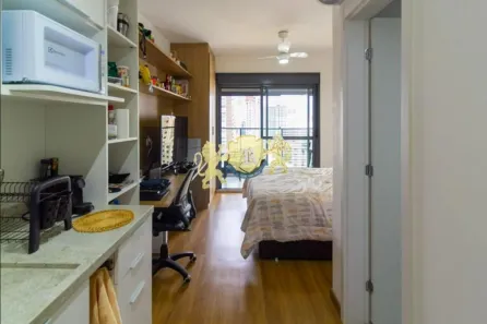 Flat com 1 Quarto à venda, 27m² no Jardim das Acácias, São Paulo