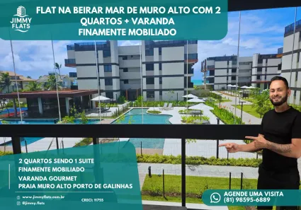 Apartamento com 2 Quartos à venda, 62m² no Muro Alto, Ipojuca