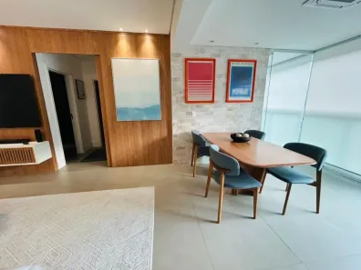 Apartamento com 2 Quartos para alugar, 107m² no Pompéia, Santos