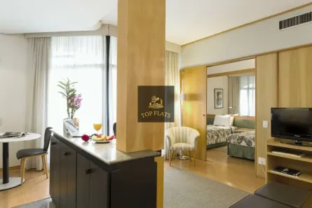 Flat com 1 Quarto para alugar, 45m² no Jardim Europa, São Paulo
