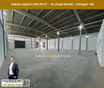 Galpão/Depósito/Armazém para alugar, 864m² no Jardim Limoeiro, Camaçari