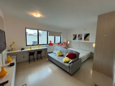 Flat com 1 Quarto para alugar, 26m² no Indianópolis, São Paulo
