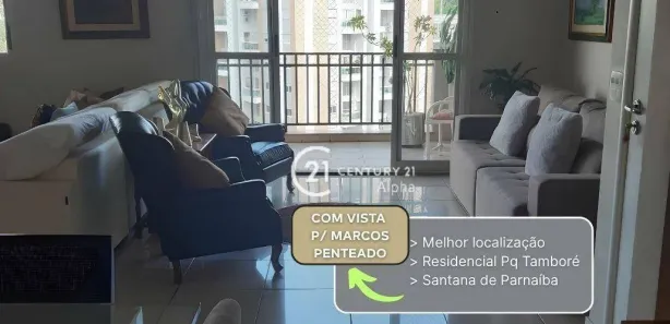 Apartamento com 3 Quartos à venda, 139m² no Tamboré, Santana de Parnaíba