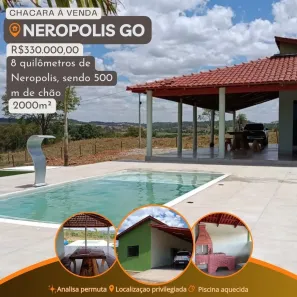Fazenda/Sítio com 2 Quartos à venda, 2000m² no , Nerópolis