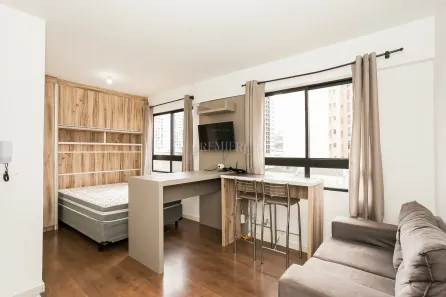 Apartamento com 1 Quarto para alugar, 22m² no Centro, Curitiba