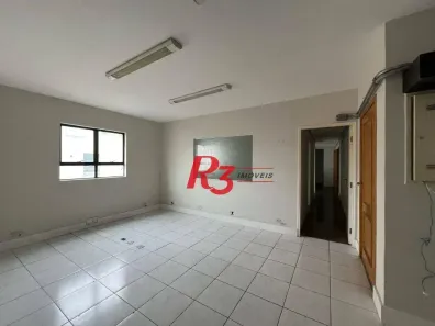 Sala Comercial para alugar, 90m² no Gonzaga, Santos