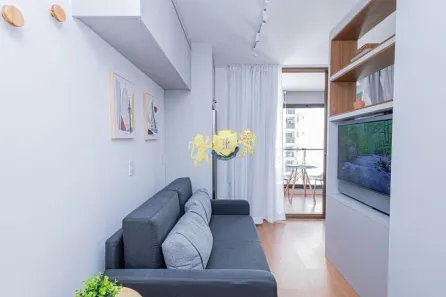 Flat com 1 Quarto para alugar, 27m² no Vila Nova Conceição, São Paulo