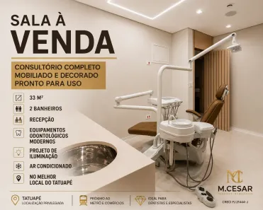Consultório à venda, 33m² no Vila Gomes Cardim, São Paulo