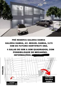 Ponto Comercial para alugar, 80m² no Residencial Marcia, São José do Rio Preto