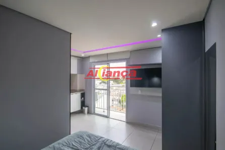 Apartamento com 1 Quarto para alugar, 25m² no Vila Nilo, São Paulo