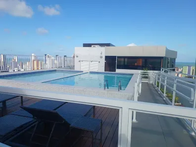 Apartamento com 1 Quarto para alugar, 42m² no Miramar, João Pessoa