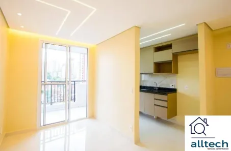 Apartamento com 2 Quartos para alugar, 48m² no Jardim, Santo André
