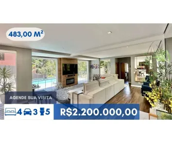 Casa de Condomínio com 4 Quartos à venda, 483m² no Chácara Santa Lúcia, Carapicuíba