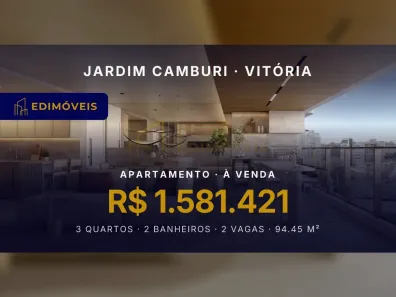 Apartamento com 3 Quartos à venda, 94m² no Jardim Camburi, Vitória