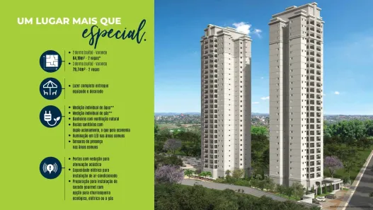 Apartamento com 3 Quartos para alugar, 88m² no Jardim Didinha, Jacareí