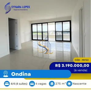 Apartamento com 4 Quartos à venda, 275m² no Ondina, Salvador