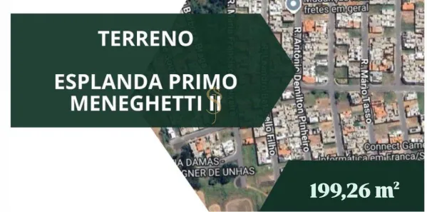 Lote/Terreno à venda, 199m² no Esplanada Primo Meneghetti II, Franca