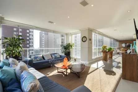 Apartamento com 4 Quartos para venda ou aluguel, 370m² no Campo Belo, São Paulo