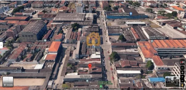 Lote/Terreno à venda, 200m² no Vila Nova, Santos