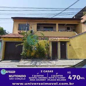 Casa com 3 Quartos à venda, 150m² no Mutondo, São Gonçalo