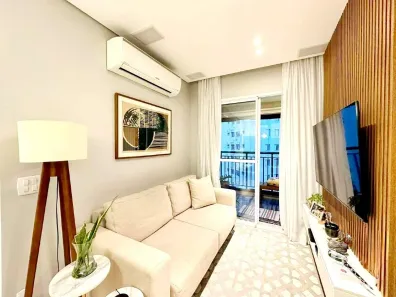 Apartamento com 2 Quartos para alugar, 62m² no Marapé, Santos
