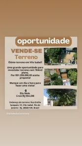 Lote/Terreno à venda, 763m² no Vila Isabel, Rio de Janeiro