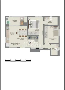 Apartamento com 2 Quartos à venda, 69m² no Centro, Imbituba