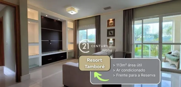 Apartamento com 2 Quartos para alugar, 113m² no Tamboré, Santana de Parnaíba