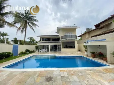 Casa de Condomínio com 4 Quartos para venda ou aluguel, 397m² no Jardim Acapulco, Guarujá
