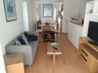 Flat com 1 Quarto para alugar, 46m² no Cidade Monções, São Paulo