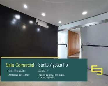 Sala Comercial à venda, 71m² no Santo Agostinho, Belo Horizonte