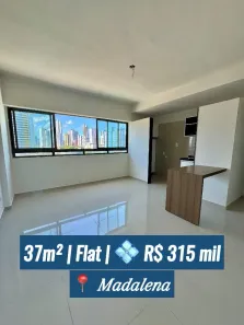 Apartamento com 1 Quarto à venda, 37m² no Madalena, Recife