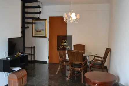 Flat com 1 Quarto para alugar, 52m² no Moema, São Paulo
