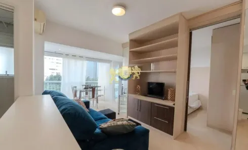 Flat com 1 Quarto para alugar, 55m² no Cerqueira César, São Paulo