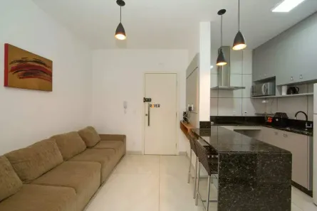 Apartamento com 1 Quarto para alugar, 45m² no Estoril, Belo Horizonte